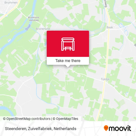 Steenderen, Zuivelfabriek map