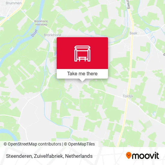 Steenderen, Zuivelfabriek map