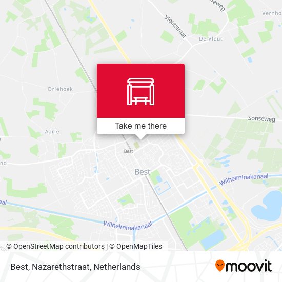 Best, Nazarethstraat map