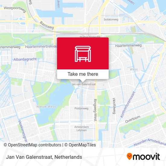 Jan Van Galenstraat map