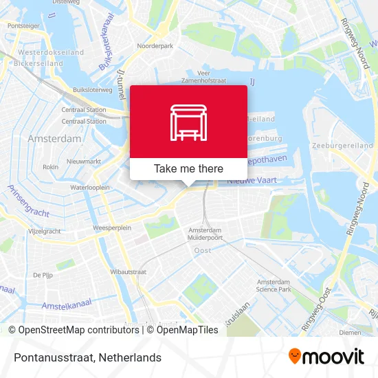 Pontanusstraat Karte