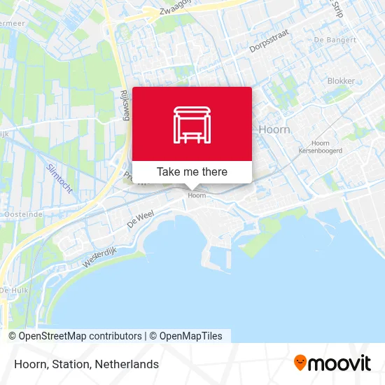 Hoorn, Station map