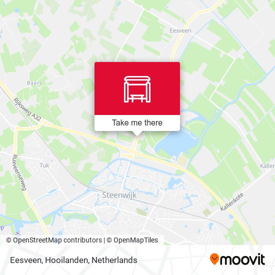 Eesveen, Hooilanden map