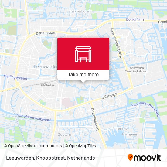 Leeuwarden, Knoopstraat map