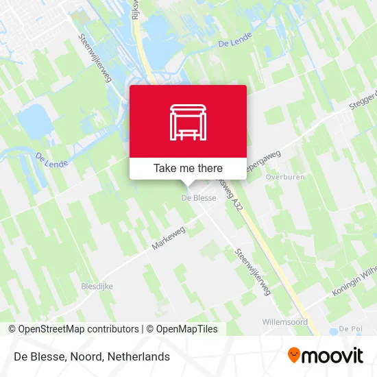 De Blesse, Noord map