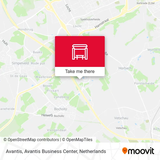 Avantis, Avantis Business Center map