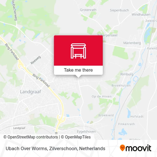 Ubach Over Worms, Zilverschoon map