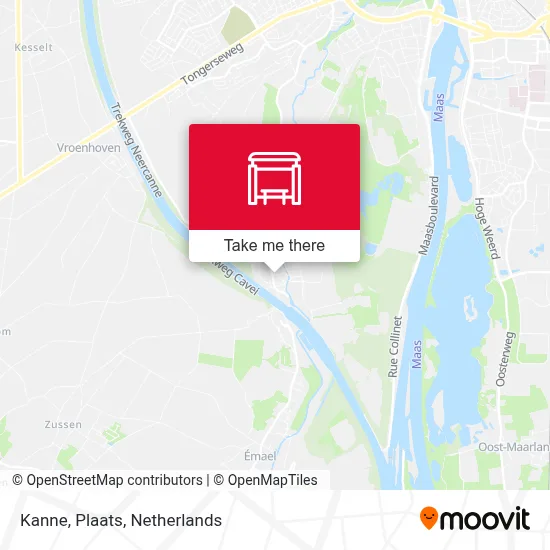 Kanne, Plaats Karte