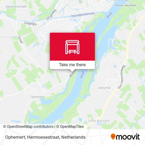 Ophemert, Hermoesestraat map