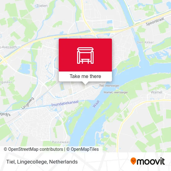 Tiel, Lingecollege map