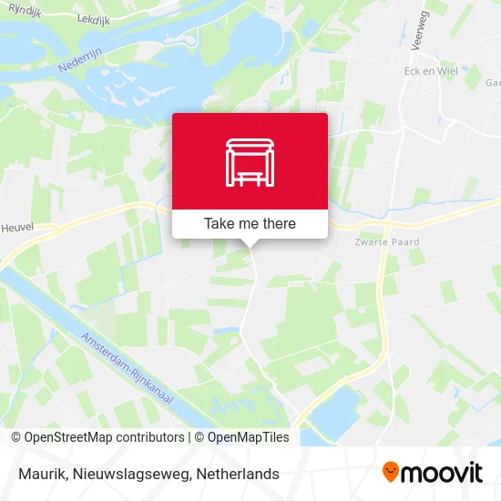 Maurik, Nieuwslagseweg map