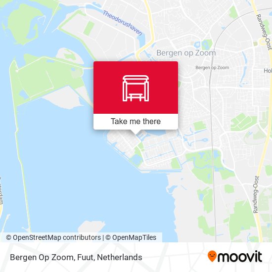 Bergen Op Zoom, Fuut Karte