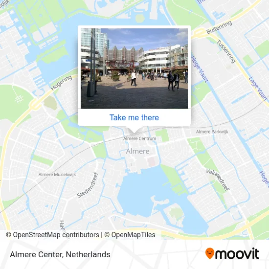 Almere Centrum map