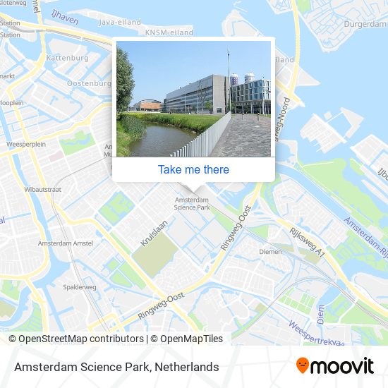 Amsterdam Science Park map