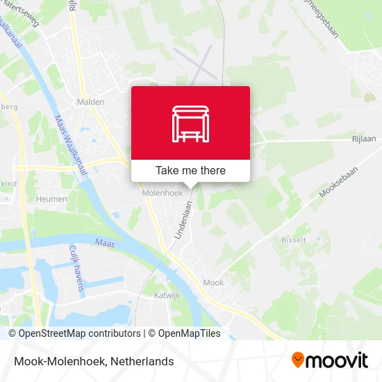 Mook-Molenhoek Karte