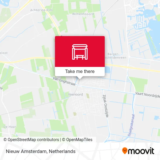 Nieuw Amsterdam map