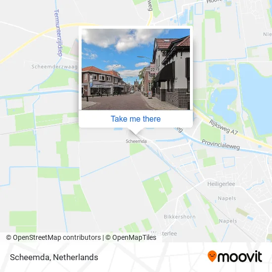 Scheemda map