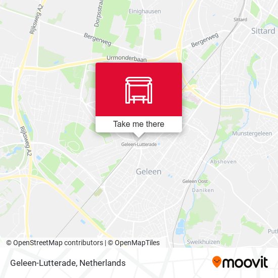 Geleen-Lutterade map