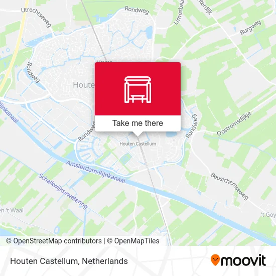 Houten Castellum map