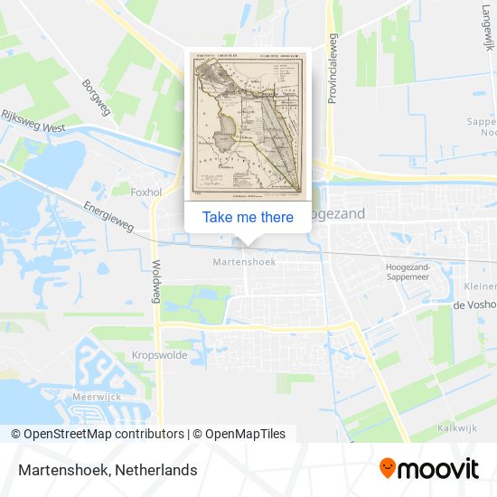 Martenshoek map