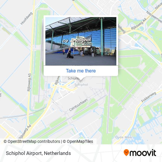 Schiphol Airport Karte