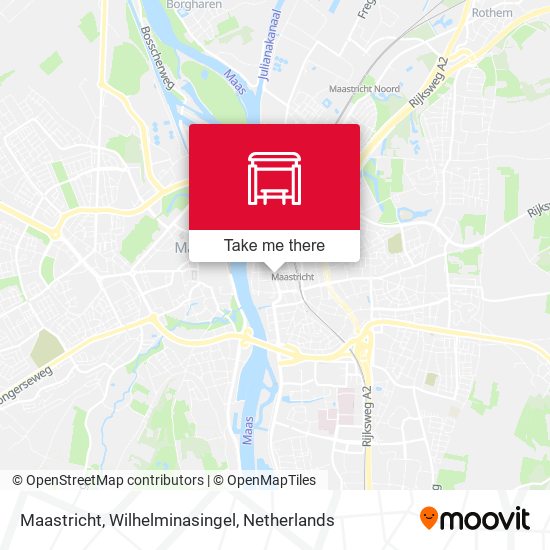 Maastricht, Wilhelminasingel map