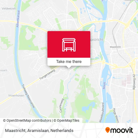 Maastricht, Aramislaan map