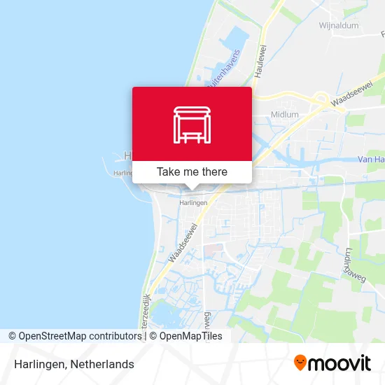 Harlingen map