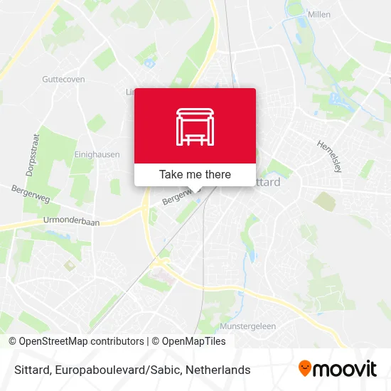 Sittard, Europaboulevard/Sabic map