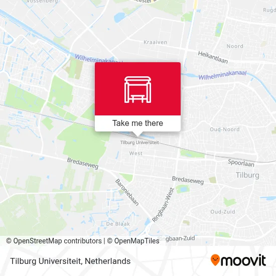 Tilburg Universiteit map