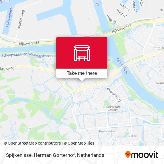 Spijkenisse, Herman Gorterhof map