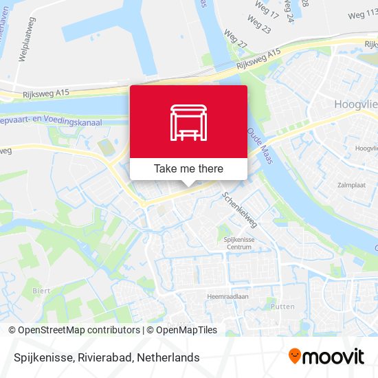 Spijkenisse, Rivierabad map