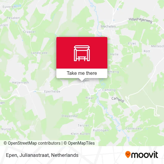 Epen, Julianastraat map