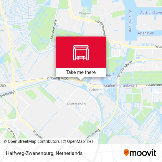 Halfweg-Zwanenburg Karte