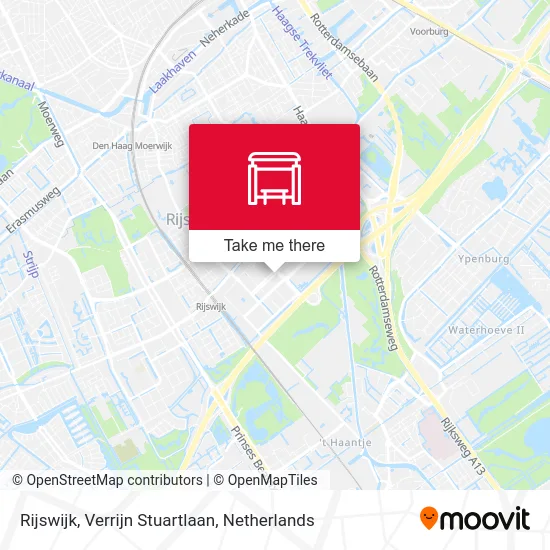 Rijswijk, Verrijn Stuartlaan Karte