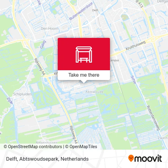 Delft, Abtswoudsepark map