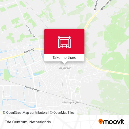 Ede Centrum map