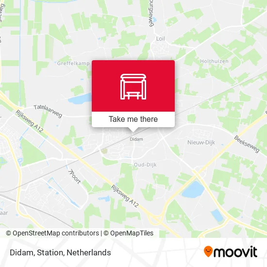 Didam, Station map