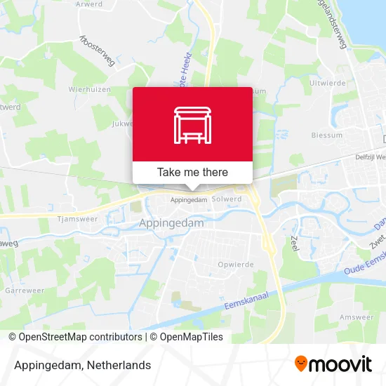 Appingedam map