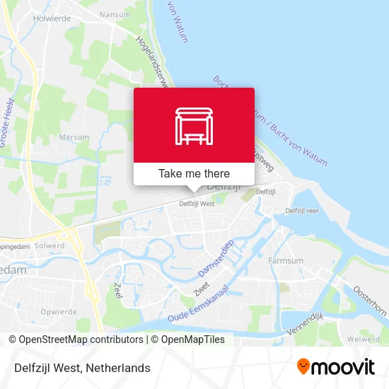 Delfzijl West map