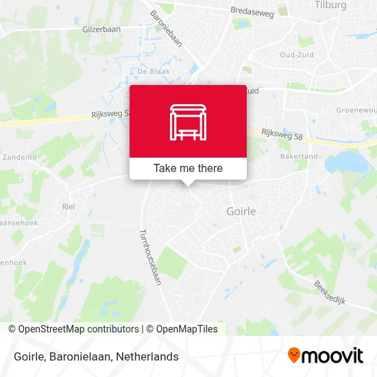 Goirle, Baronielaan map