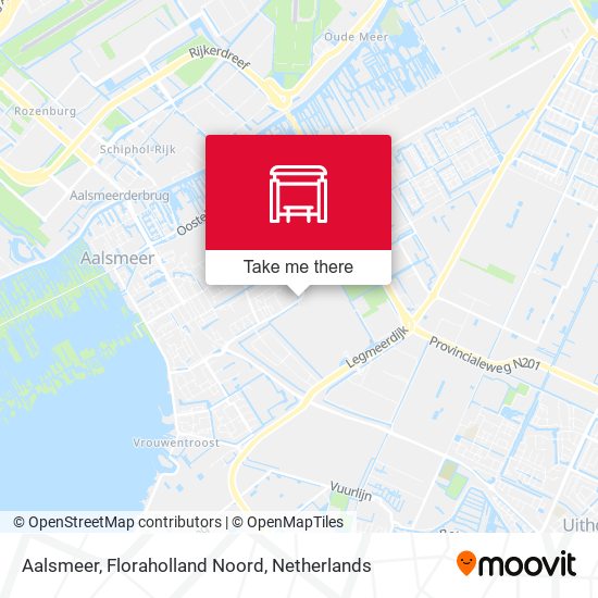 Aalsmeer, Floraholland Noord Karte