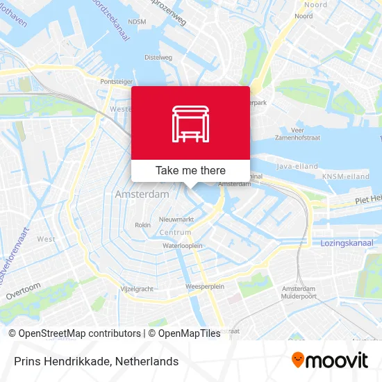 Prins Hendrikkade map