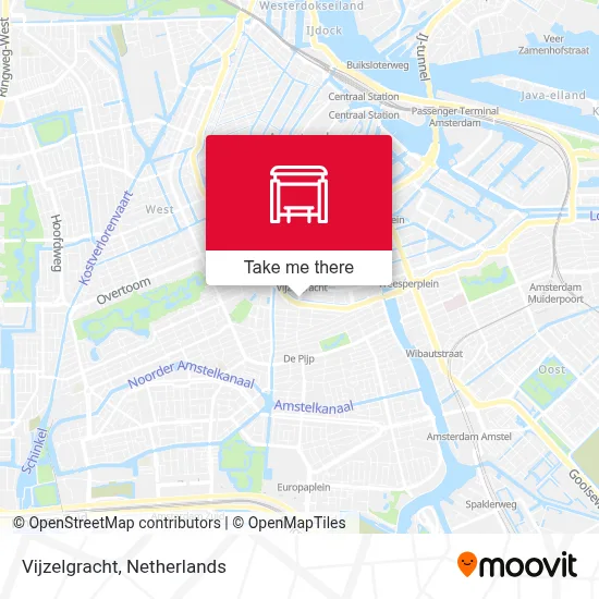 Vijzelgracht map