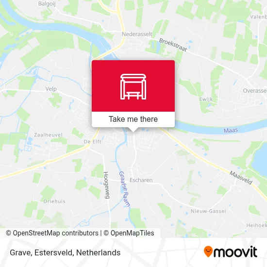 Grave, Estersveld map