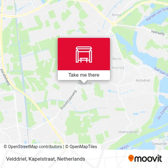 Velddriel, Kapelstraat map