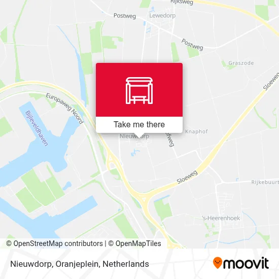 Nieuwdorp, Oranjeplein map