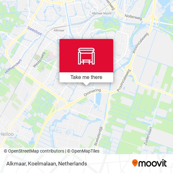 Alkmaar, Koelmalaan map