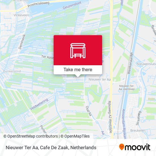Nieuwer Ter Aa, Cafe De Zaak map