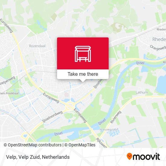 Velp, Velp Zuid map